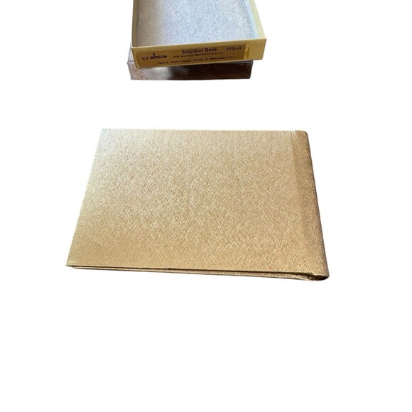 NOS Vintage Gold 50th  Anniversary Photo Album Book 20 3.5x5  CR Gisbon Snapshot - Picture 3 of 7